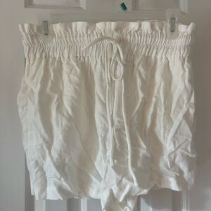 White shorts perfect for summer